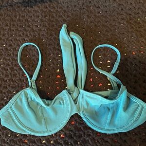L*Space Turquoise Bikini Top
